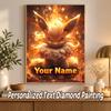 Eevee Custom Name Diamond Painting Personalized 5D Full Drill DIY Diamond Art Home Decor