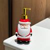Dispensing Bottle Deer Santa Claus Snowman Design Soap Container Water-Absorbing Anti-Slip Bottom Shower Gel Bottle