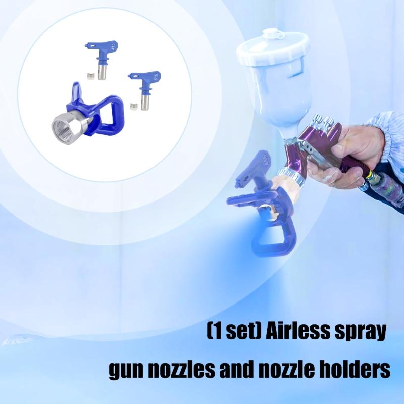 Professional Paint Sprayer Nozzle Base Set With Anti Corrosion Design Multiple Size Available for Most Airless Systems
