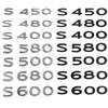 Modified Car Body Side Emblem Sticker Rear Badge for Mercedes Benz Maybach 2021 S400 S450 S480 S500 S580 S600 S680 Accessories FS1