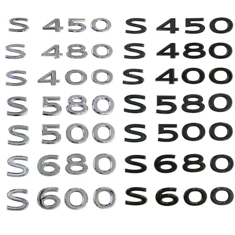 Modified Car Body Side Emblem Sticker Rear Badge for Mercedes Benz Maybach 2021 S400 S450 S480 S500 S580 S600 S680 Accessories FS1
