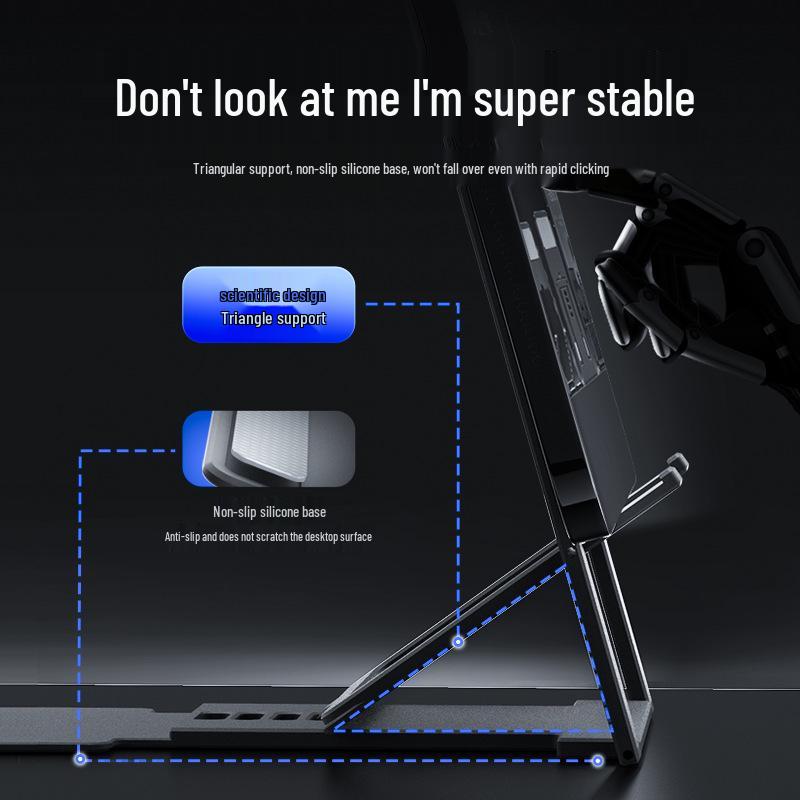 Z7 Folding Multifunctional Phone Stand: Four-Position Adjustable Portable Storage for Live Streaming
