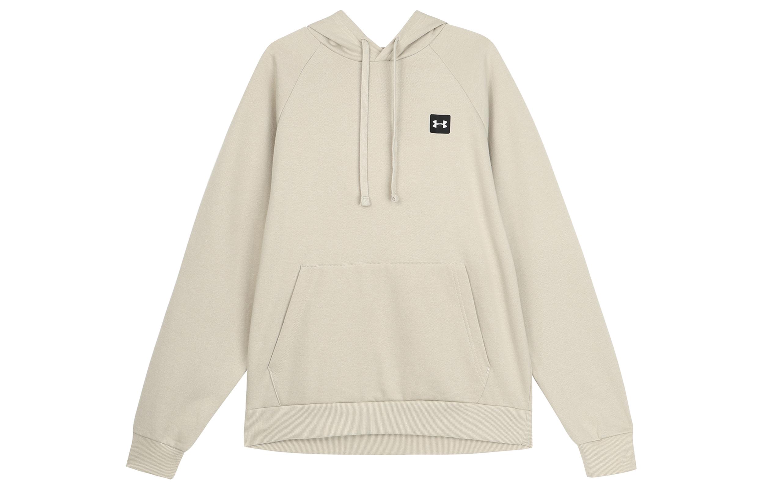 Under Armour Rival Sweatshirts Men s Brown Hooded Moderate Regular 1357092-289 L