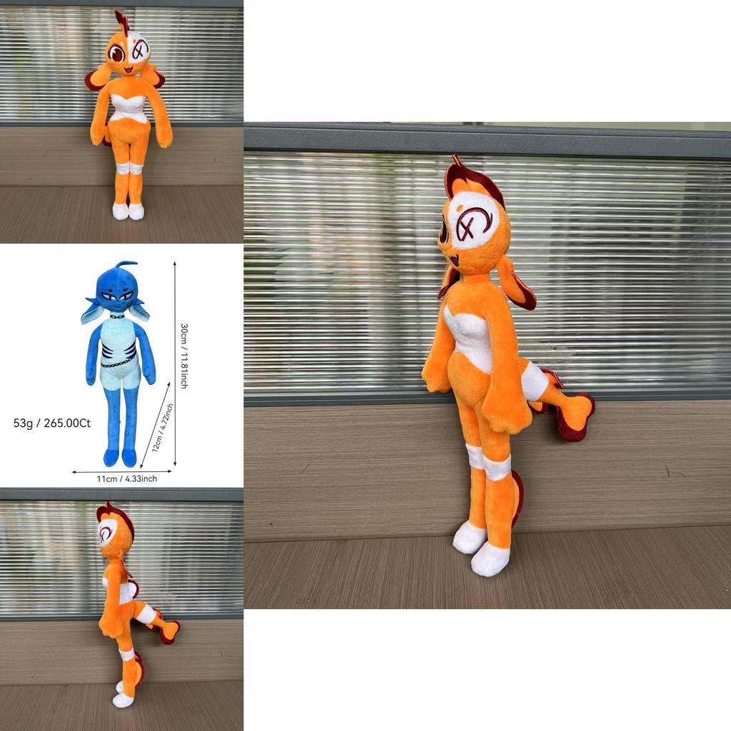 Plush Clownfish Toy With Soft Crystal Fiber Filling For Kids And Collectors