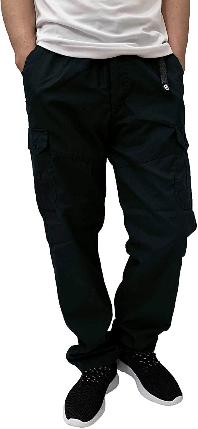 

Outdoor Products Men s TC Weather Mesh-Lined Climbing Cargo Pants, Size M, Black, 01