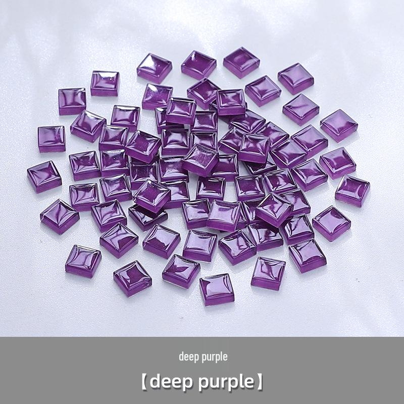 1cm Crystal Glass Colored Stones Mosaic DIY Kit for Kids