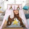 E-Emilia Mernes Duvet Cover Set Home Style Bedding Soft Laundry Cotton Bed Student Dormitory Gift