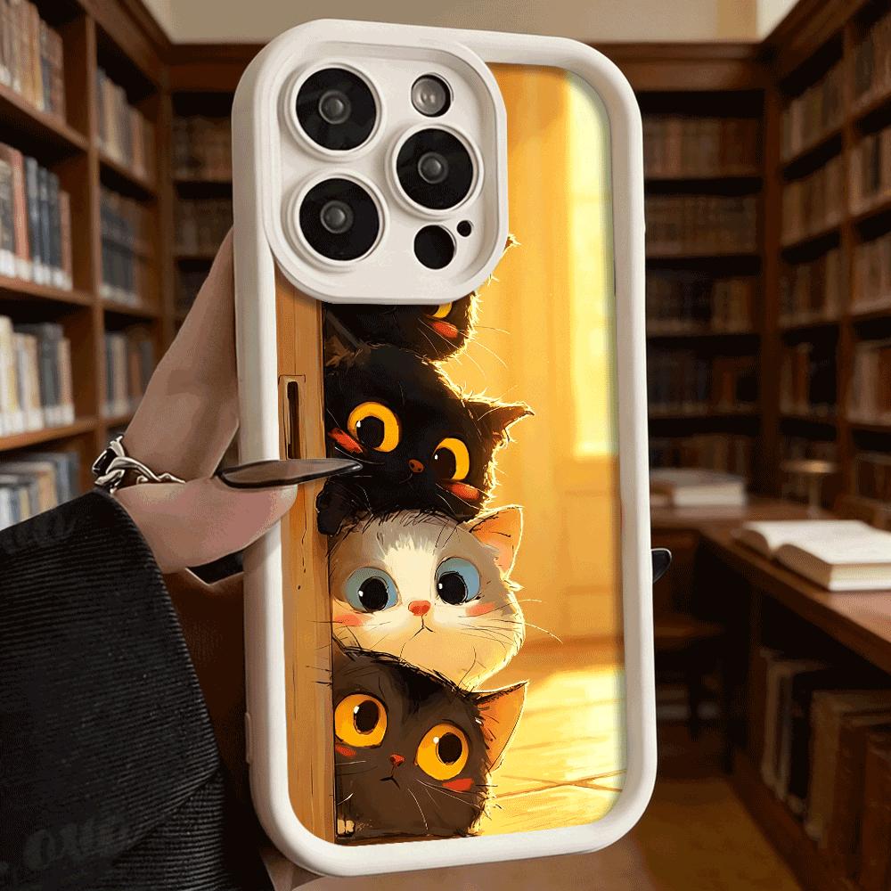 Stacked Cats in Sunlight Luxury Anti Slip TPU Phone Case For Xiaomi Redmi Note 15 14 13 12 11 10 9 Pro Full Protective Cover Redmi 12C