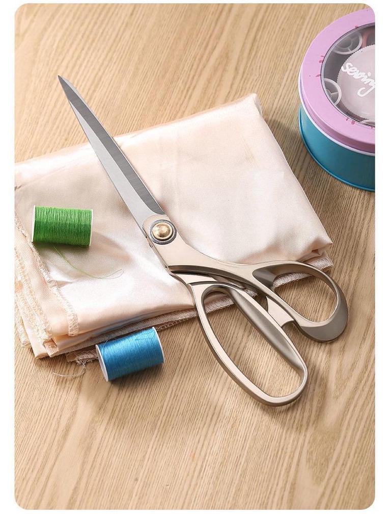 Professional Stainless Steel Alloy Scissors for Fabric, Leather, and Paper Cutting
