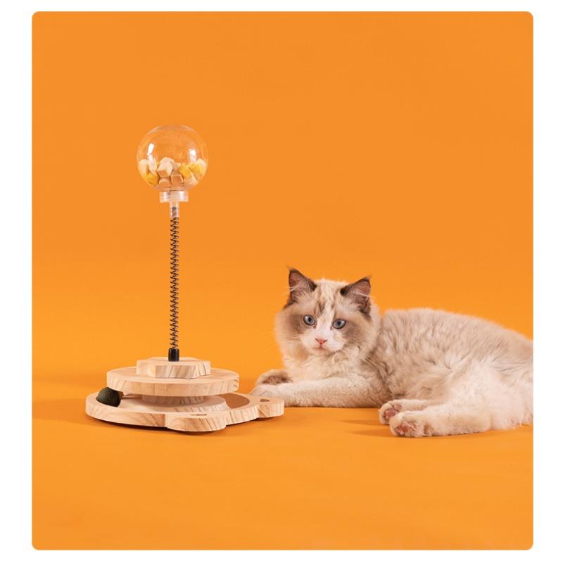 Cat Toy Self Amusement Device Inflatable Ball Cat Teaser Cat Stick Little Cat Tolerant To Chew Automatic Cat Teaser Cat Supplies