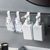 8Pcs Shower Gel Bottle Rack Hook Soap Bottle Holder Hand Soap Dispenser Holder Shampoo Dispenser Bottle Holder Hook