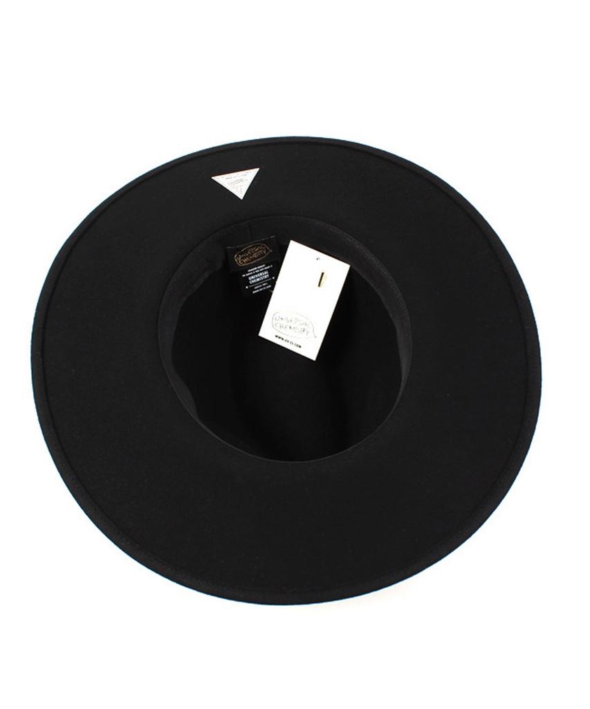 Yunibeosyeolkemiseuteuli Gold Metal Line Wool Fedora Bk Fedora