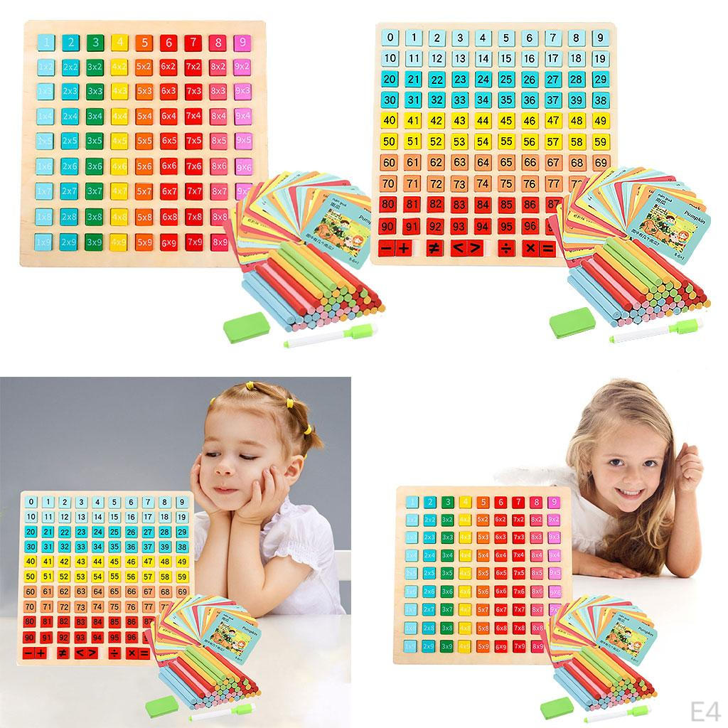 Double Side Number Puzzle Playing Early Learning Developmental Montessori Math Toys for Kids