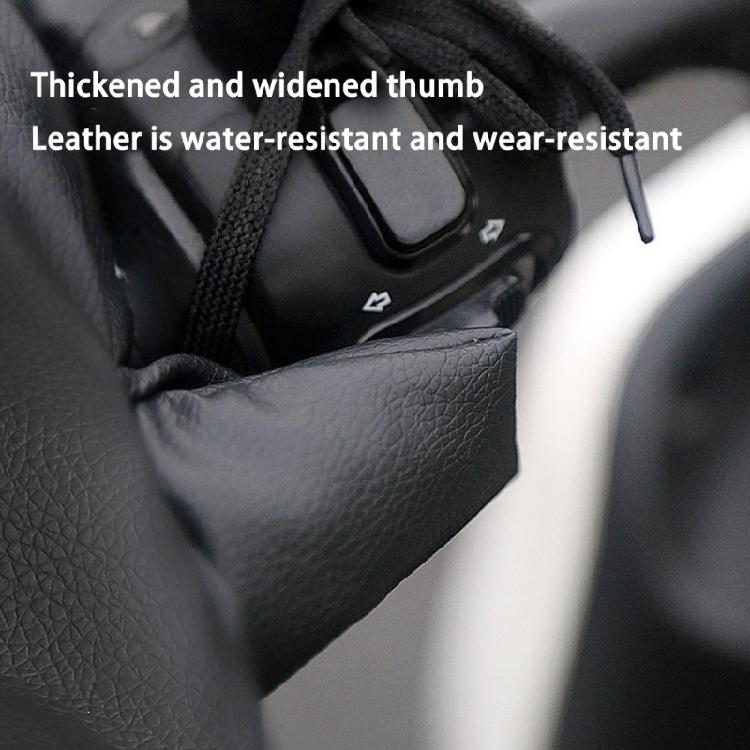 Thermal Insulated Motorcycle Riding Gloves Windproof Reflective Handlebar Muffs Cover For Winter Riding