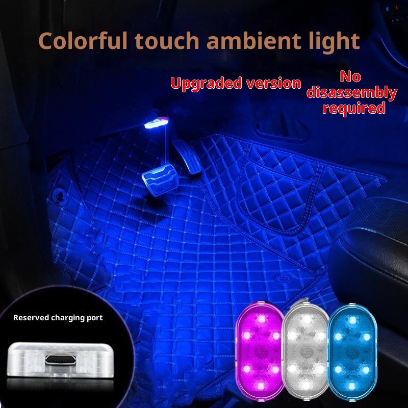Touch Light Hand Car Roof Magic Stickers Lamp Indoor Car Lighting Night Reading Light Reading Lamp Car Interior Lights