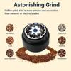 CNC Manual Coffee Grinder with Aluminum Shell & 420 Stainless Steel Conical Blade