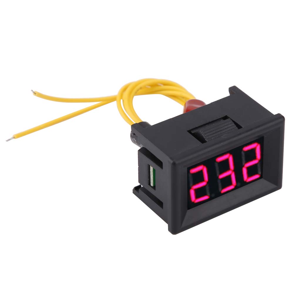 1pc Digital 0.36 LED Display Voltmeter AC Voltage Meter Panel 70 380V