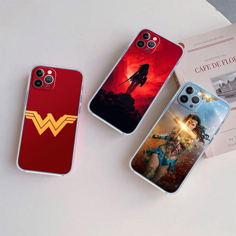 Wonder Woman Durchsichtige Handyhülle für Motorola Moto G7 G8 G9 G84 G85 G73 G24 G15 Z2 Play Power Plus