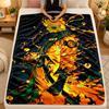 Flannel BlanketNaruto Uzumaki Warm Soft Throw Blanket for Indoor Sofa Bed Living Room Use