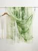 Summer new soft yarn silk scarf large size printed beach scarf rose travel vacation sunscreen scarf spot