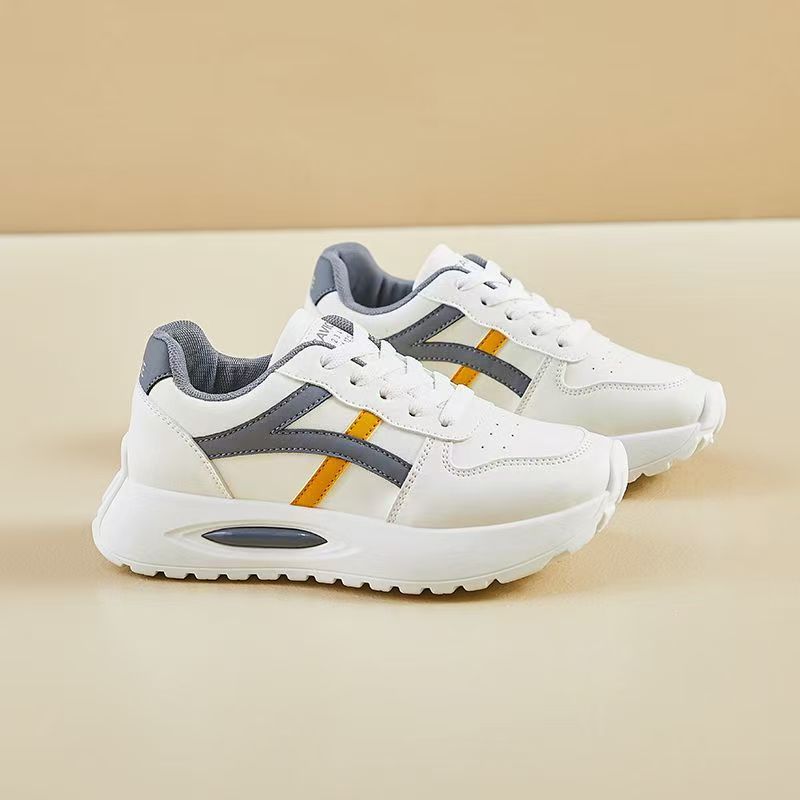 Marcher dans la merde, c'est populaire Chaussures Forrest Gump pour femmes 2025 nouveau printemps étudiant plateforme papa chaussures blanches chaussures de course décontractées et légères