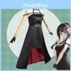 Spy Family Yor Forger Cosplay Kostüm Aus Polyester-Satin für Kostümpartys