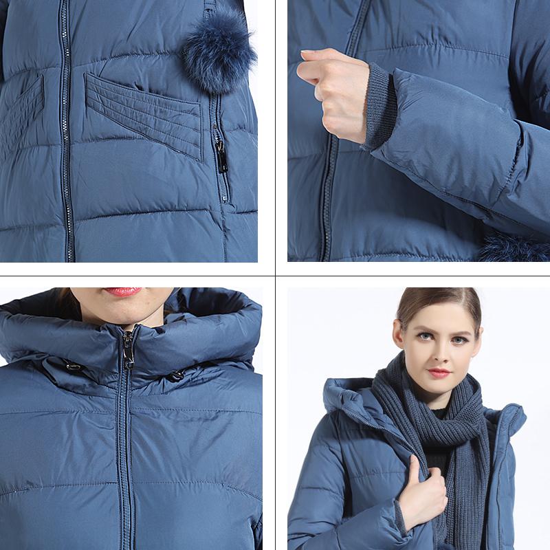 Gasman Blau Winter Dicke Jacke Für Frauen Mantel Mit Kapuze Mode Unten Jacke Marke Mantel Weiblichen Frühling Parka Warme Bio Mantel 18833