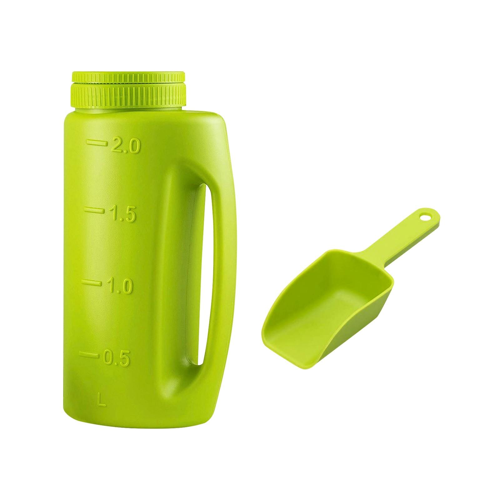 

Ручной горшок для удобрений, разбрасыватель семян для льда и снега, бутылка для разбрасывания семян травы One Size зелёный