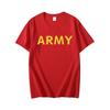 2026 US ARMY Printed T-shirt for Army Physical Training, Crew-neck Short-sleeved Pure Cotton Military-themed Tactical Clothing
