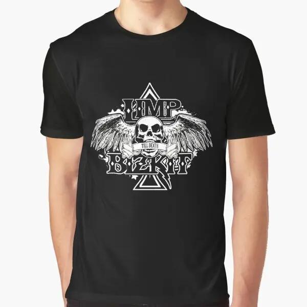 Hot Selling Limp Bizkit T Shirt Music Band Printing Summer Luxury Brand Pure Cotton Men's and Women's T-shirts Short Sleeves