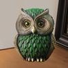 Ornement Chouette Créative Figurines d'Oiseaux Artisanat d'Art Statue Chouette de Bureau pour Maison de Poupée Mariage Armoire Chambre à Coucher Cadeau pour Amoureux des Chouettes