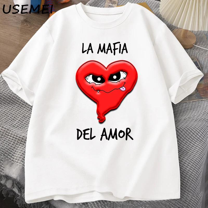 

THE MAFIA OF LOVE T Shirt Funny Printed T-shirt Men Summer Tees Harajuku Fashion Tops Cotton Short Sleeve O Neck Streetwear XXXL белый