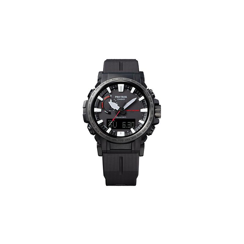 

Casio CASIOPRO TREK Series-Disc Dual Display Series Classic Outdoor Solar Powered Mountaineering Eco-Friendly Luminous Multi-Function PRW-61Y-1BPR чёрный