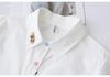 2026 Spring Plus Size Women's Cotton Long Sleeve Embroidered Shirt, Colorful Button Lapel Cardigan, Versatile Top 070