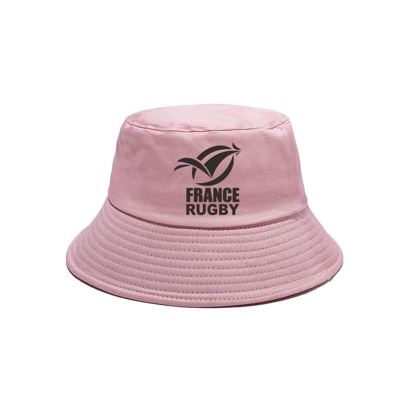 France Rugby Bucket Hat Cap Unisex Women Unisex Panama Cap Outdoor Summer Adjustable France Rugby Bob Caps MZ