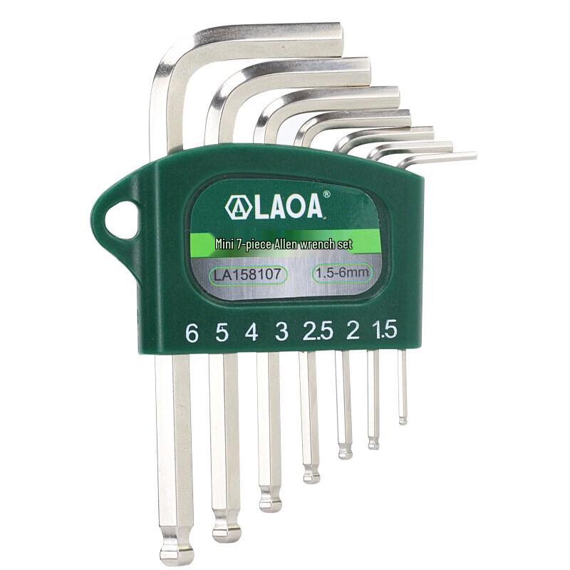 LAOA LA158107 Mini Ball Head Hex Wrench Set