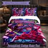 Personalized 3Pcs Bedding SetMiraculous Ladybug Custom Text Duvet Cover Pillowcase Set Bedroom Gift