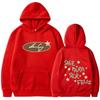 New casual sports sweater fleece hooded sports sweater men's and women's autumn and winter sports fashion