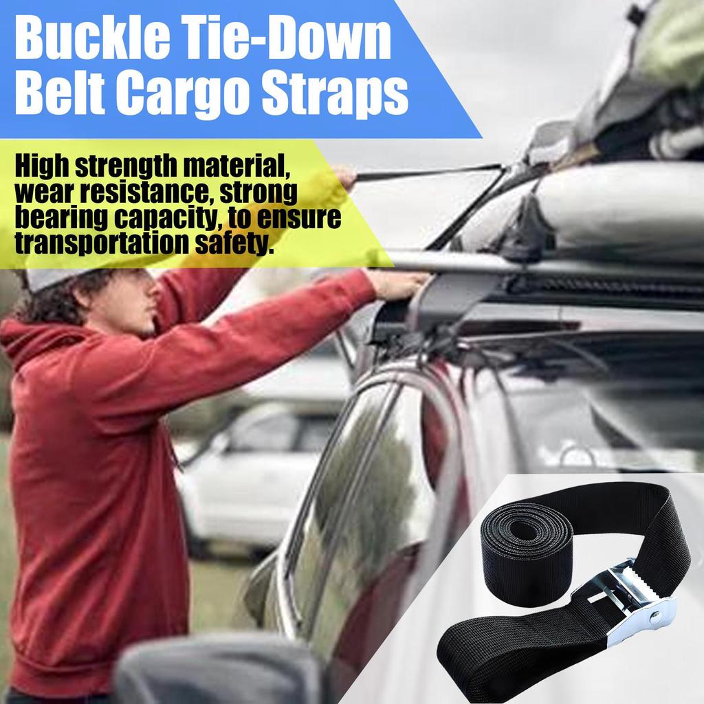 Zinc alloy Tie-Down straps, truck roof Rack cargo tension straps, logistics securing straps, Adjustable Cargo Carrier Belt