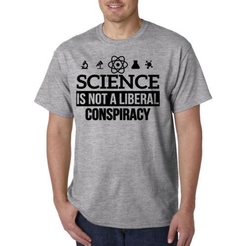 SCIENCE is not a liberal conspiracy Tee T shirt Atheist Agnostic all sizes S