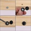 80pcs Nails Screw Caps Plastic Protective Covers Car Nuts Decorative Cover Self-tapping Screw Folding Cap Furniture Hardware