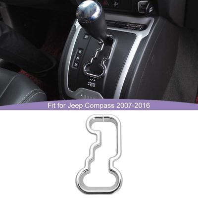 Automobilio pavarų perjungimo svirties dekoratyvinis dangtelio lipdukas Tinka Jeep Patriot 2011-2016, Jeep Compass 2007-2016 Interjero aksesuarai