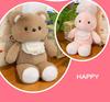 Energetic Running Bear Plush Doll - Children's Cloth Toy for Girls, Perfect Birthday Gift