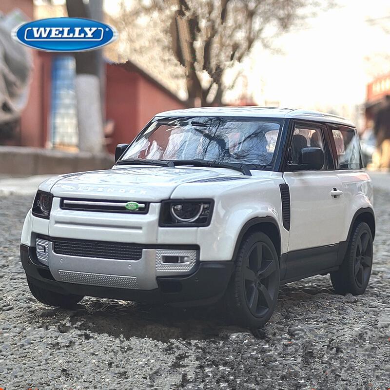 Welly 1/26 Land Rover Defender 2020 SUV Alloy Car Model Diecast Metal Toy Off-road Vehicles Car Model Simulation Childrens Gifts