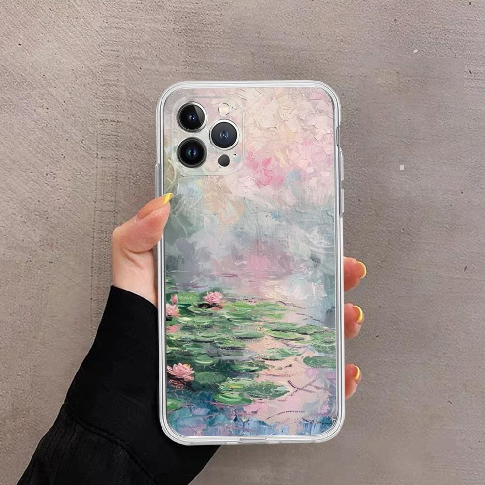 

Claude Monet Phone Case For IPhone 16 15 14 13 12 Mini 11 Pro XS Max X XR SE 6 7 8 Plus Soft Silicone Cover iPhone 16 pro