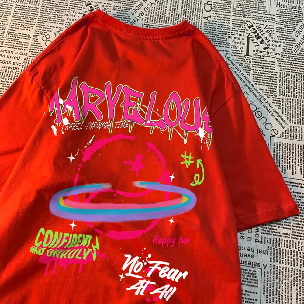 

Забавный мультяшный принт узор футболки мужчины женщины мультфильмы хлопковые топы узор новые футболки одежда модные свободные футболки пара XXXXXL слоновая кость