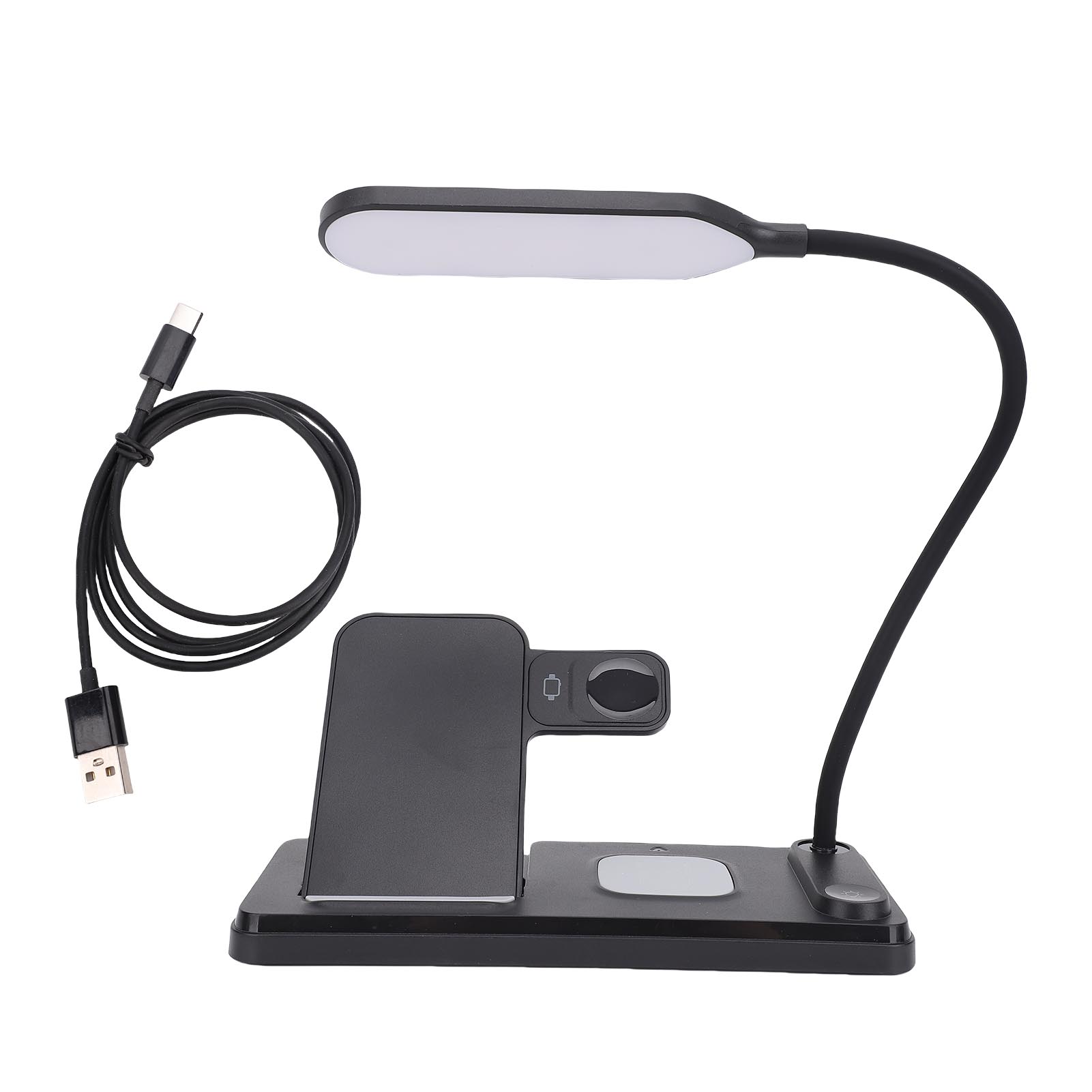 

Многофункциональная беспроводная зарядная станция 3 в 1, 15 Вт, быстрая зарядка для телефона, часов, наушников, подставка с лампой