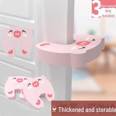 Zacisk zabezpieczający drzwi dla dziecka: Stoper do drzwi i blokada szczeliny zapobiegająca przytrzaśnięciu