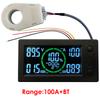 50A 100A 200A 400A STN LCD Hall Coulomb Meter Counter Voltage Current Capacity Power Indicator Display Battery Monitor For Car