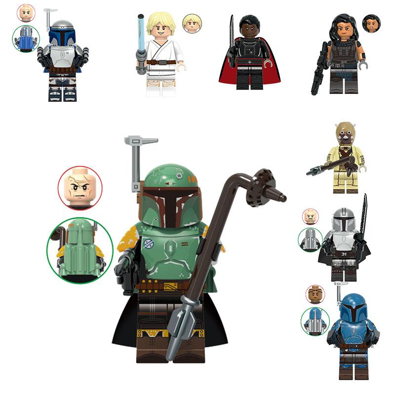 Star Wars Din Djarin Building Block Plastic Childern Edcation Present Birthday